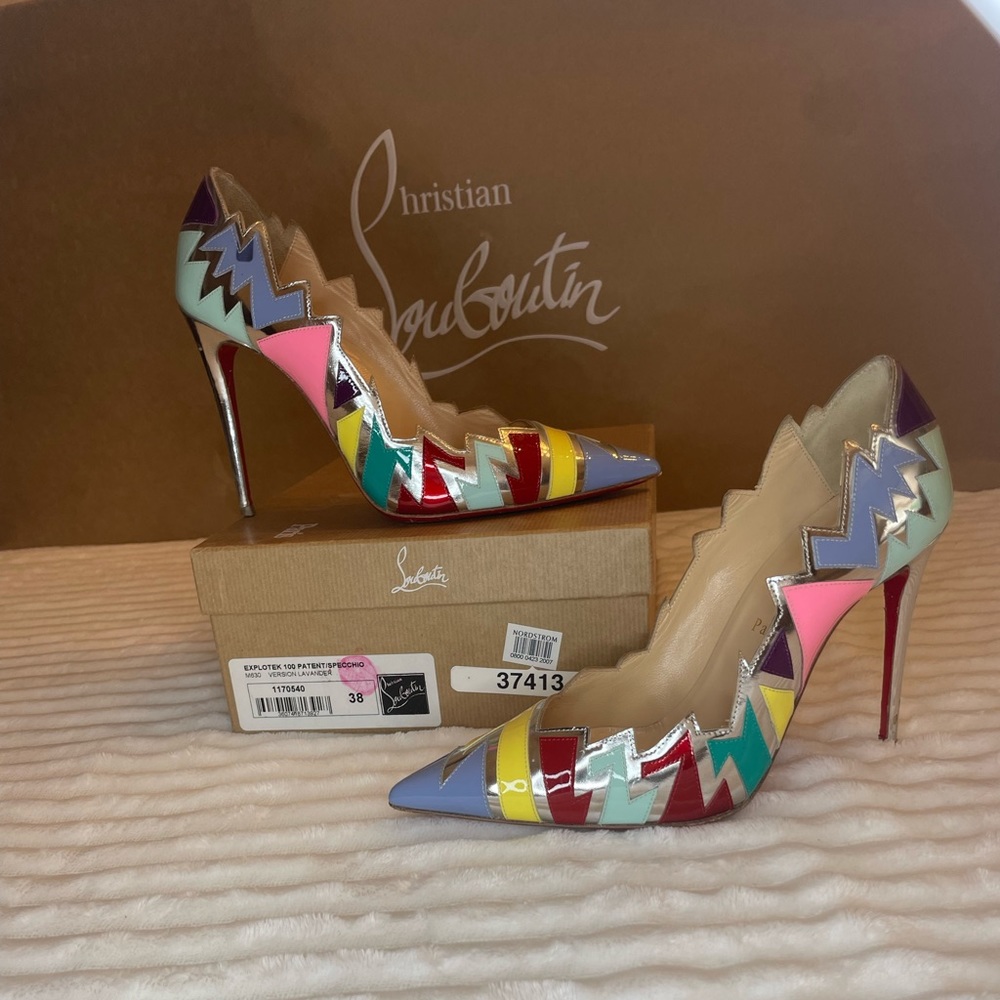 Christian Louboutin Explorer 100 Patent/Specchio 38